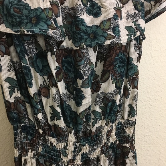 NWT Off The Shoulder Floral Print Dress XL - Picture 4 of 5
